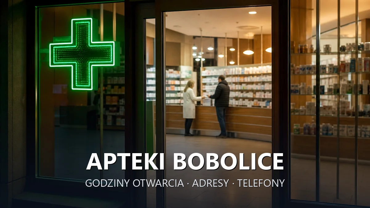 Apteki Bobolice, Koszalin - adresy, telefony, godziny otwarcia