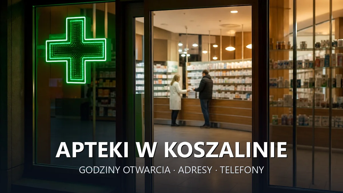 Apteki w Koszalinie - godziny otwarcia i dyżury