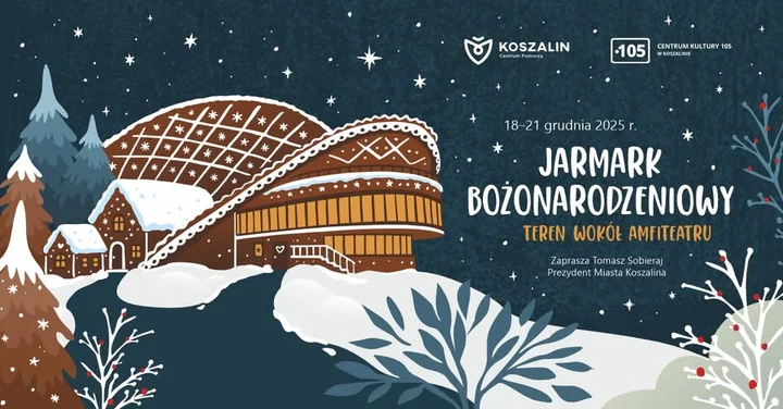 Obraz do artykułu: Jarmark Bożonarodzeniowy w Koszalinie 2025 – cztery dni świątecznej magii w parku przy Amfiteatrze