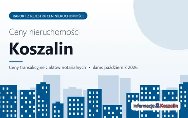 Ceny mieszkań w Koszalinie — październik 2026