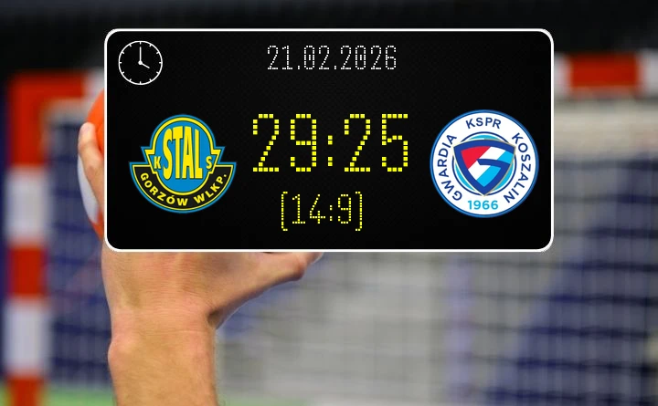 [PIŁKA RĘCZNA] RAJBUD DEVELOPMENT Stal Gorzów – ENERGA GWARDIA Koszalin 29:25 – Liga Centralna, kolejka 17