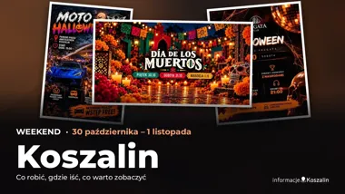 Co robić w weekend w Koszalinie? Wydarzenia 30 października – 1 listopada – okładka przeglądu weekendowego
