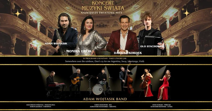 Grafika promocyjna wydarzenia Koncert Muzyki Świata w Filharmonii Koszalińskiej — 11 kwietnia 2026