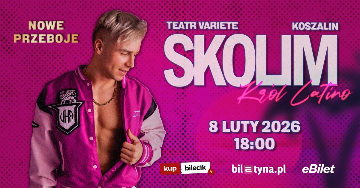 Grafika promocyjna wydarzenia Koncert Konrada Skolimowskiego w Koszalinie