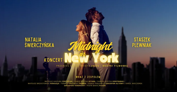 Grafika promocyjna wydarzenia Midnight in New York — koncert w Koszalinie