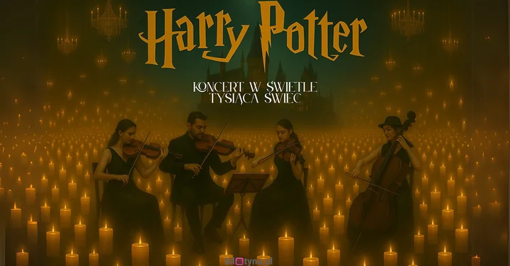 Grafika promocyjna wydarzenia Harry Potter — Koncert w Świetle Tysiąca Świec w Koszalinie