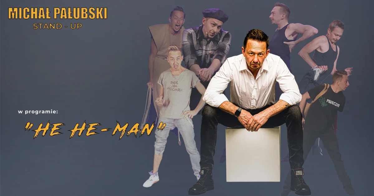 Grafika promocyjna wydarzenia Stand-up Koszalin: Michał Pałubski