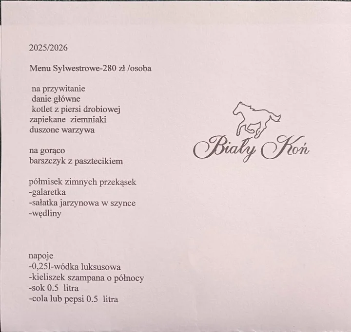 Grafika promocyjna wydarzenia Sylwester 2026 w Koszalinie — wspólne powitanie Nowego Roku