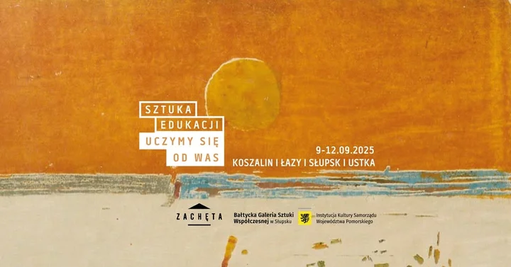 Obrazek przedstawia grafikę promocyjną wydarzenia Konferencja dla edukatorów nad morzem: Koszalin, Łazy, Słupsk, Ustka