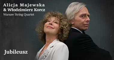 Grafika promocyjna wydarzenia Alicja Majewska & Włodzimierz Korcz „Jubileusz” — koncert w Koszalinie, 20 kwietnia 2026