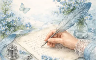 Grafika promocyjna wydarzenia Koszalińska Niezapominajka 2026 — konkurs poetycki dla mieszkańców Koszalina i powiatu