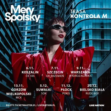 Grafika promocyjna wydarzenia Mery Spolsky - Kontrola M