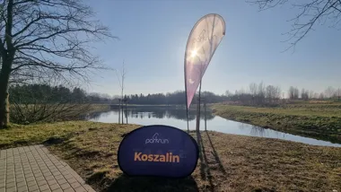 Grafika promocyjna wydarzenia parkrun Koszalin #387 w sobotę
