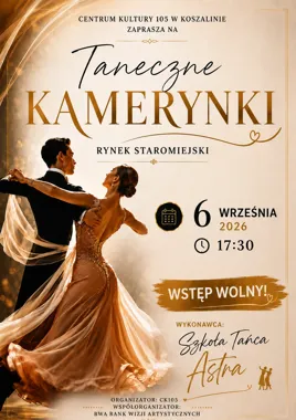 Grafika promocyjna wydarzenia Taneczne KAMERYNKI – „Mozaika Taneczna”