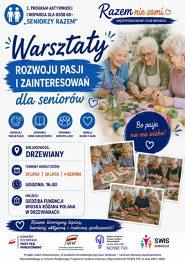 Grafika promocyjna wydarzenia Warsztaty Rozwoju Pasji i Zainteresowań