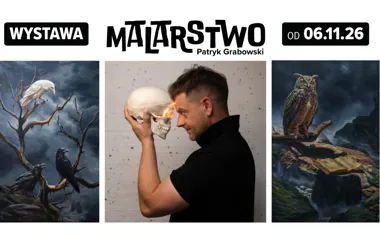 Grafika promocyjna wydarzenia Wernisaż prac Piotra Grabowskiego w KBP
