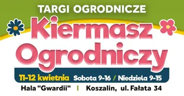 Grafika promocyjna wydarzenia Wiosenny Kiermasz Ogrodniczy MÓJ OGRÓD — 11–12 kwietnia 2026