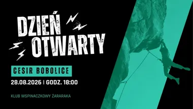 Grafika promocyjna wydarzenia Wspinaczkowe zakończenie wakacji