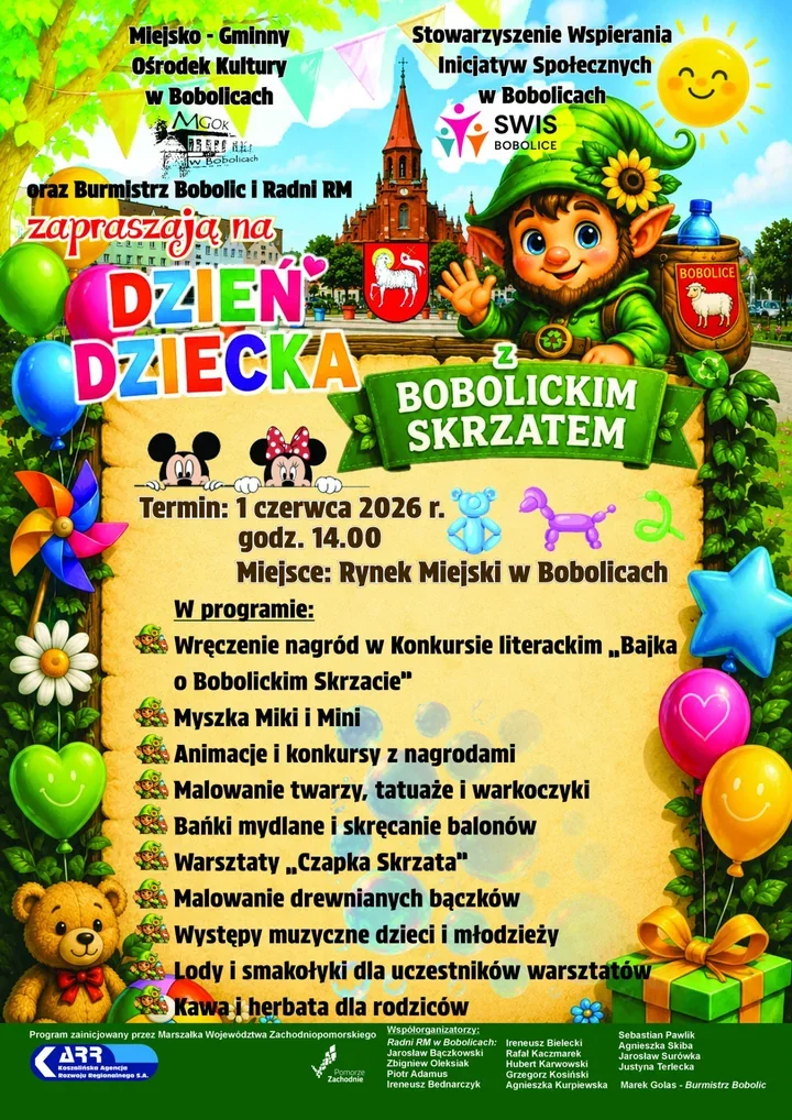 Bobolicki Skrzat znów wyjdzie na rynek. Dzieci czeka kolorowe święto