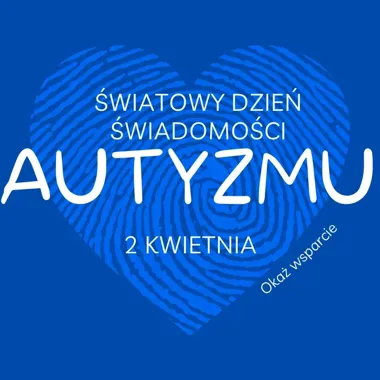 Niebieski znak wsparcia przypomina, jak ważne jest zrozumienie autyzmu