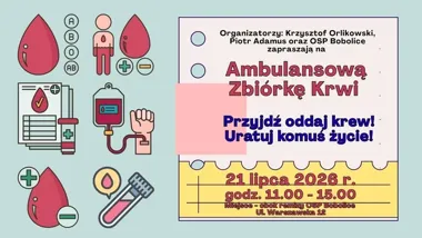 W Bobolicach zapowiedziano ambulansową zbiórkę krwi dla dawców
