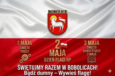 W Bobolicach biało-czerwony początek maja. Gmina przypomina o świętach