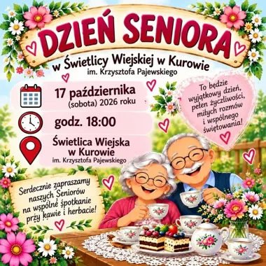 Seniorzy z Kurowa spotkają się przy muzyce. Będzie poczęstunek