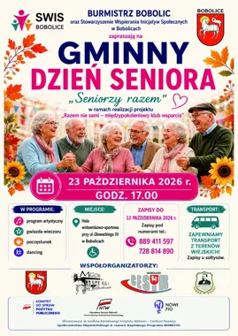 Seniorzy w Bobolicach spotkają się na wieczorze z muzyką i tańcami