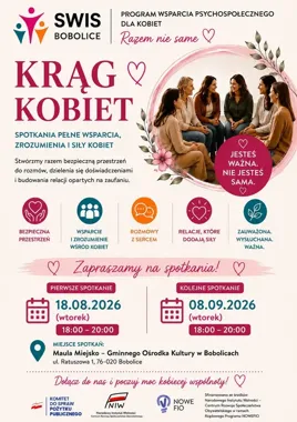 Krąg Kobiet w Bobolicach i okolicznych wsiach. Dwa wieczory dla siebie