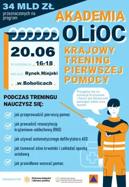 Na rynku w Bobolicach pojawi się trening, który może uratować życie