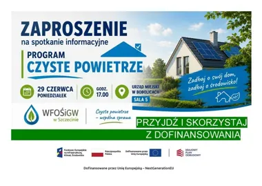 W Bobolicach znów będzie mowa o dotacjach na czyste powietrze