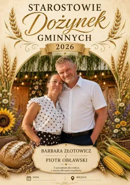 Starostowie dożynek z Drzewian prowadzą gospodarstwo z 60 sztukami bydła