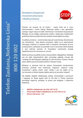 Przemoc nie zawsze zaczyna się od krzyku. W Bobolicach przypominają o pomocy