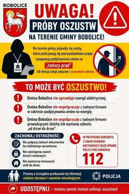 Fałszywi wysłannicy pukają do drzwi w gminie Bobolice