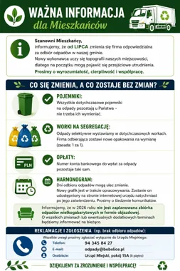 Nowy odbiorca odpadów w Bobolicach rusza z opóźnieniami