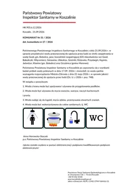 Woda znów nadaje się do picia. Zmiana dla 831 mieszkańców