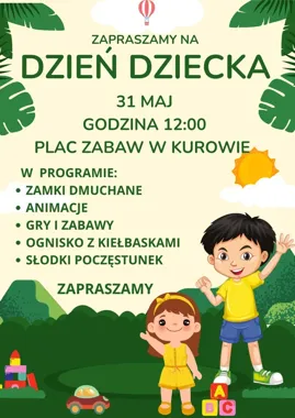 Festyn na Dzień Dziecka już zaplanowany. W Kurowie będą dmuchańce i ognisko