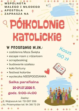 W Bobolicach ruszają rekolekcje w formie półkolonii dla dzieci i młodzieży