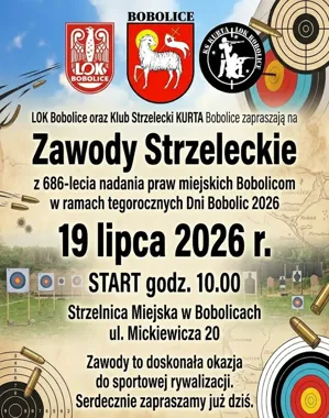 Bobolice szykują strzeleckie emocje. Jubileusz miasta połączy się z rywalizacją