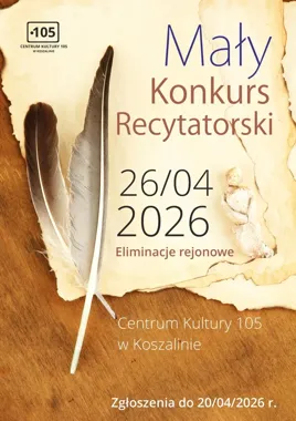 Mały Konkurs Recytatorski wraca do CK105 - młode głosy wejdą na scenę