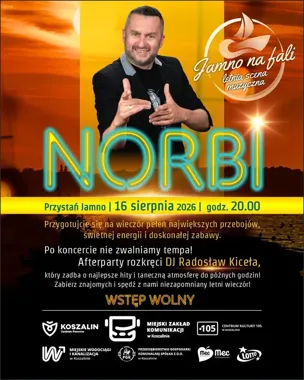 Norbi nad Jamnem, a potem taneczna noc. Letnia scena wraca z energią