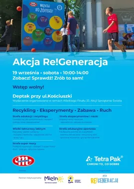 Wielki kartonowy labirynt stanie na deptaku. Recykling w centrum Mielna