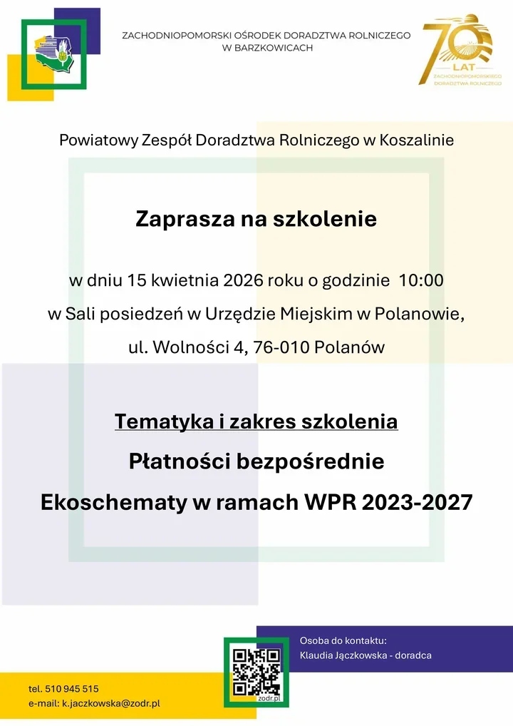 Rolnicy z Polanowa poznają zasady dopłat i ekoschematów