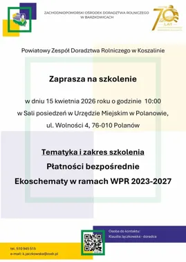 Rolnicy z Polanowa poznają zasady dopłat i ekoschematów