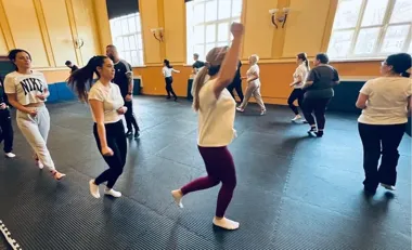 Koszalińscy medycy ćwiczyli obronę, którą zwykle pokazuje policja