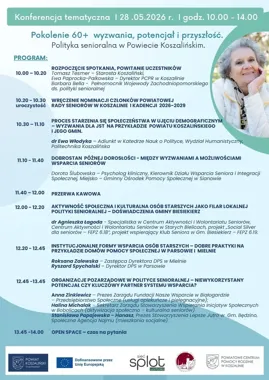 Seniorzy w centrum rozmowy. W Koszalinie szykuje się ważna konferencja