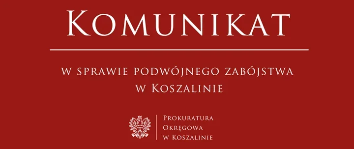 Śledztwo po śmierci dwóch osób w Koszalinie. 53-latek z zarzutami